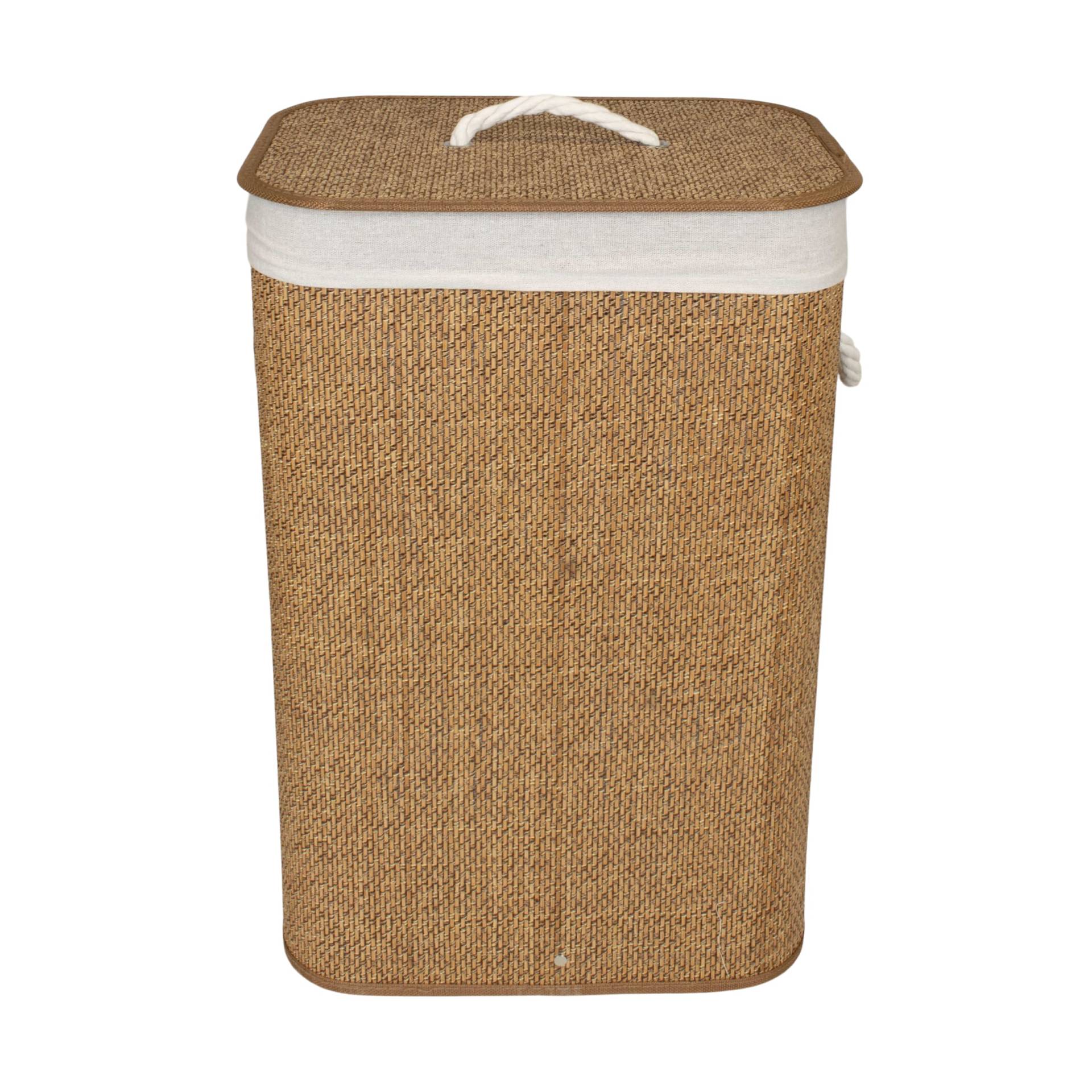 Dijk Natural Collections Wäschekorb in Bambus braun von Dijk Natural Collections