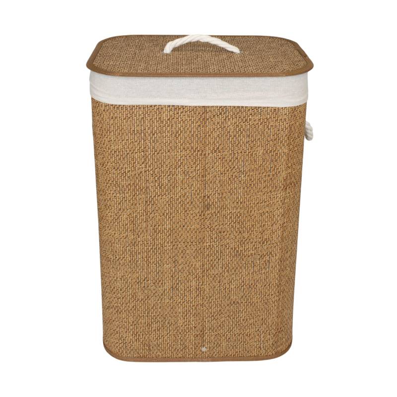 Dijk Natural Collections Wäschekorb in Bambus braun von Dijk Natural Collections
