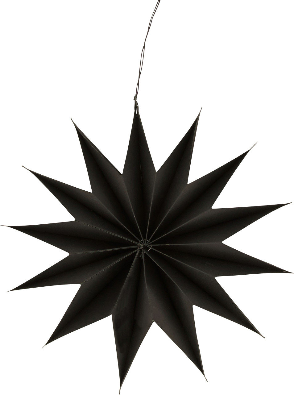 Dijk Aufhänger Stern schwarz Ø 30,5 x 8 cm von Dijk Natural