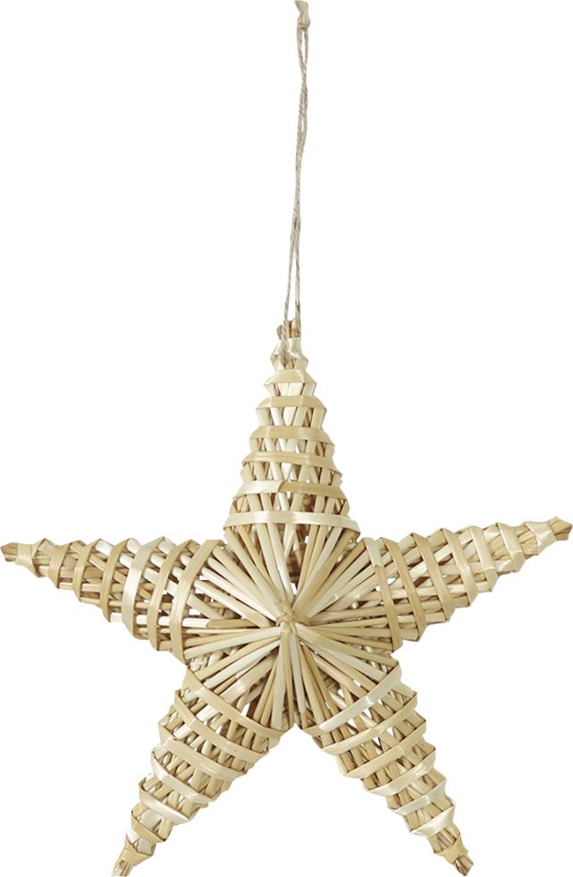 Dijk Dekohänger Stern aus Rattan 25 x 9 x 25 cm Dijk Dekohänger Stern aus Rattan 25 x 9 x 25 cm von Dijk Natural
