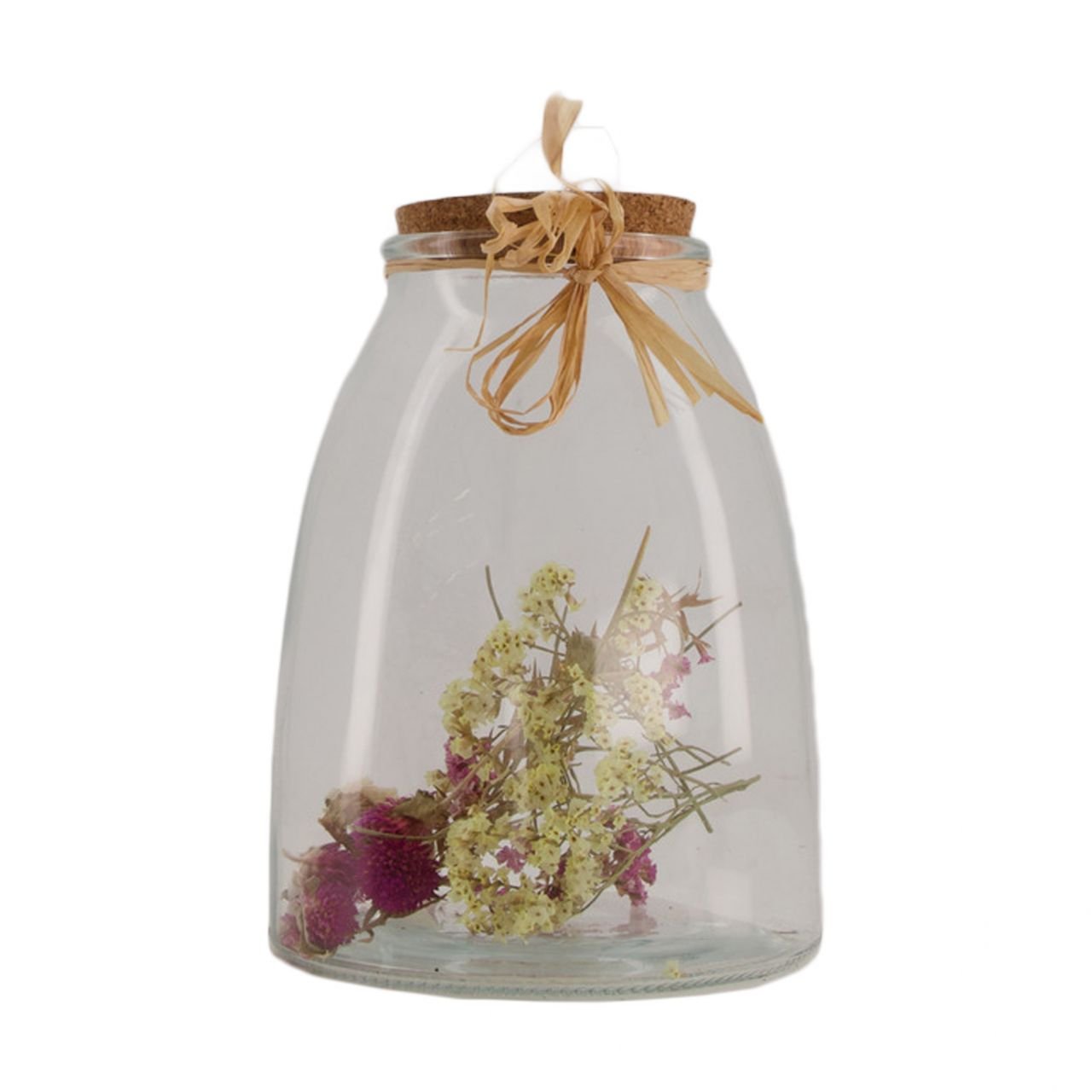 Dijk Flasche mit Blumen 13 x 13 x 15 cm von Dijk Natural