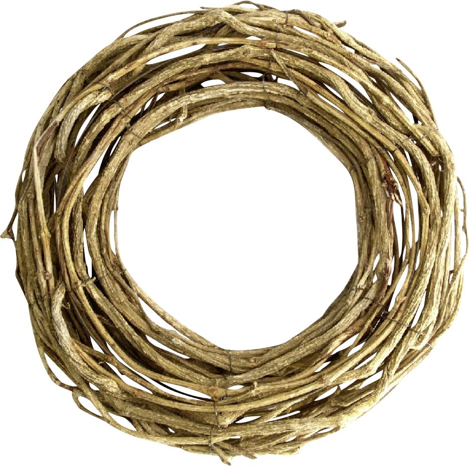 Dijk Rattan Kranz Ø 28 x 7 cm von Dijk Natural