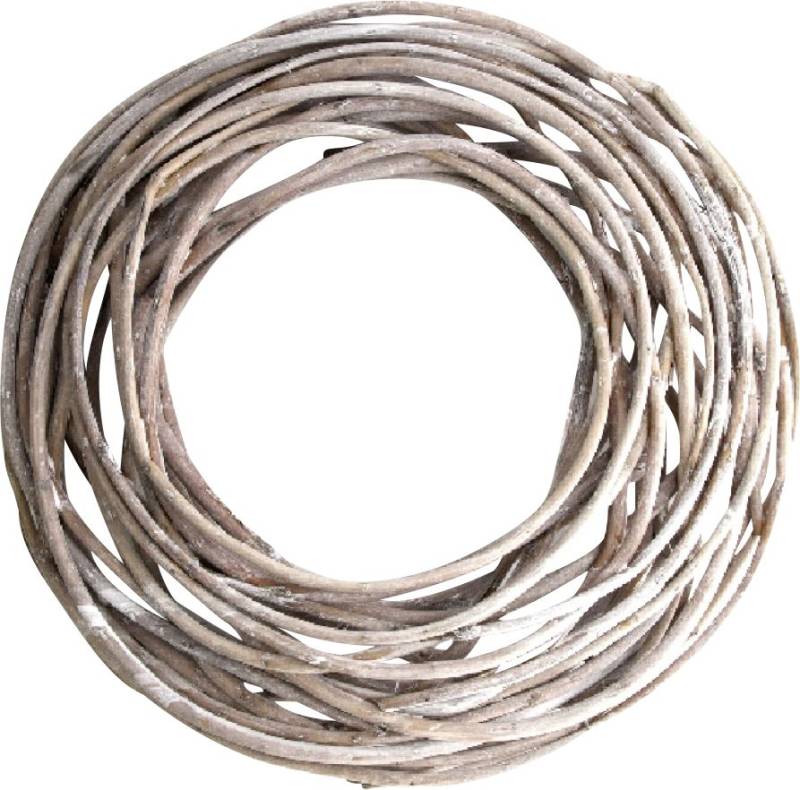 Dijk Weidekranz grau gewischt Ø 48 x 11 cm von Dijk Natural