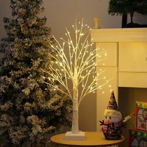 Diketone LED Bäume,Birke Lichterbaum mit 144 Warmweißer LEDs Licht,Lichterbaum Verstellbare Äste USB/Batteriebetrieben,LED Baum Innen Weihnachten Karneval Halloween Deko Diketone LED Bäume,Birke Lichterbaum mit 144 Warmweißer LEDs Licht,Lichterbaum Verstellbare Äste USB/Batteriebetrieben,LED Baum Innen Weihnachten Karneval Halloween Deko von Diketone