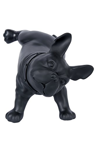 Dila GmbH Französische Bulldogge Dekofigur Figur Dekohund Hund Dekoartikel Skulptur (Schwarz) von Dila GmbH