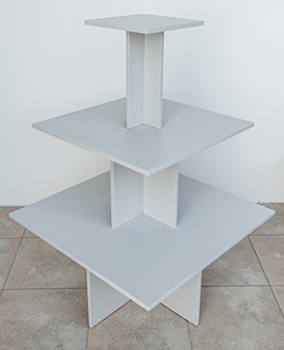 Dila GmbH Pyramidentisch Chicago 90x90 cm lichtgrau Dila GmbH Pyramidentisch Chicago 90x90 cm lichtgrau von Dila GmbH