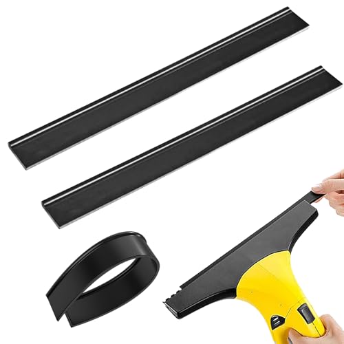 2 Stück Fenstersauger, 280mm, Fenstersauger Zubehör, Gummilippe Für Kärcher Fenstersauger, Für Kärcher Akku Fenstersauger Wv 1 Wv 2 Wv Wv 5 Und Alle Glatten Oberflächen von Dilightnews