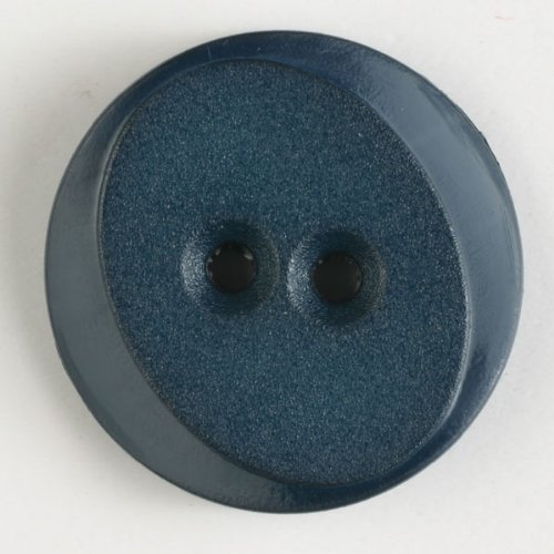 Dill 4 Stück: Polyamidknopf mit 2 Löchern - Größe: 18mm - Farbe: Marineblau von Dill Buttons