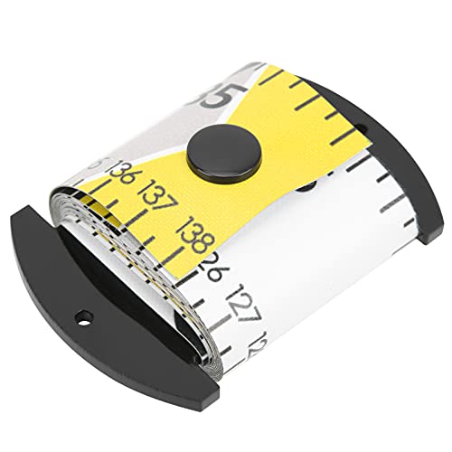 Dilwe Exakte Fischmess von Lineal Messung Leicht zu Lagern Fischereiwerkzeugen für Fischbegeisterte PVC 138 cm X 5 cm (Yellow) von Dilwe