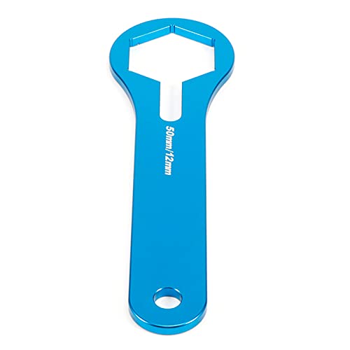 Dilwe Fork Cap Wrach Motorrads Schockdämpfer Werkzeug 50 Mm Aluminiumlegierung Gabel Cap Spaner Zum Entfernen der Vordergabelkappe 125 150 250 350 450 550 SX XCWP mit Schwarzen Blauen von Dilwe