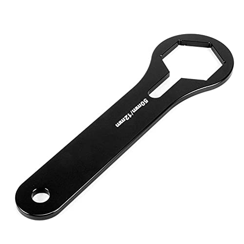 Dilwe Fork Cap Wrach Motorrads Schockdämpfer Werkzeug 50 Mm Aluminiumlegierung Gabel Cap Spaner Zum Entfernen der Vordergabelkappe 125 150 250 350 450 550 SX XCWP mit Schwarzen Blauen von Dilwe