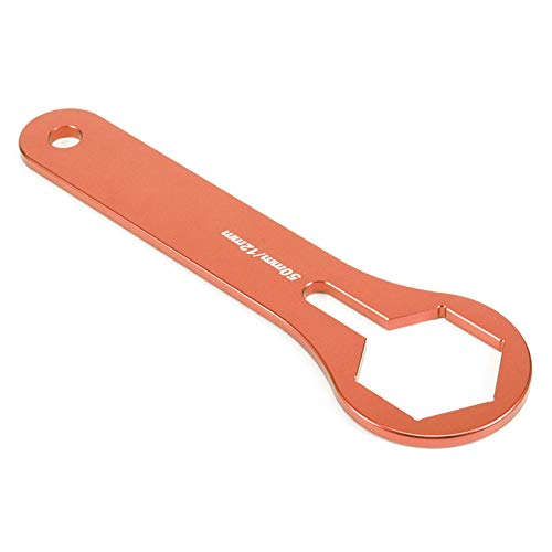 Dilwe Fork Cap Wrach Motorrads Schockdämpfer Werkzeug 50 Mm Aluminiumlegierung Gabel Cap Spaner Zum Entfernen der Vordergabelkappe 125 150 250 350 450 550 SX XCWP mit Schwarzen Blauen von Dilwe