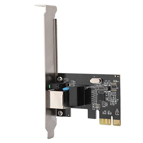 Gigabit-Ethernet-Netzwerkadapter NIC PCI-E mit Abdeckplatine, 10/100/1000Mbps PCI-Express Universal-Netzwerkkarte, RTL 8111F Portable High Speed ​​Network Card von Dilwe
