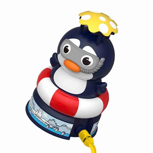Dilwe Rotation Sprinkler Süßes Brunnenspielzeug Glatte Ecken Design für Sichere Duschzeit Spaß (Pinguin) von Dilwe