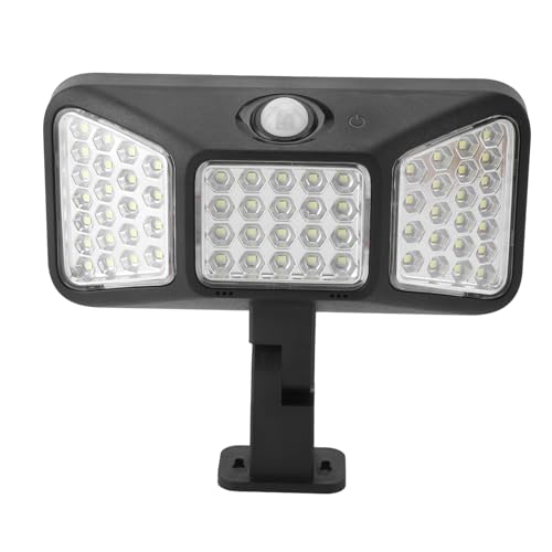 Dilwe Wandleuchte Im Freien Solar Angetrieben 64 LED -Bewegungssensor Wandlampe mit 140 � � Weitwinkel IP65 Wasserdicht für Decks Garagen Patios Gärten von Dilwe