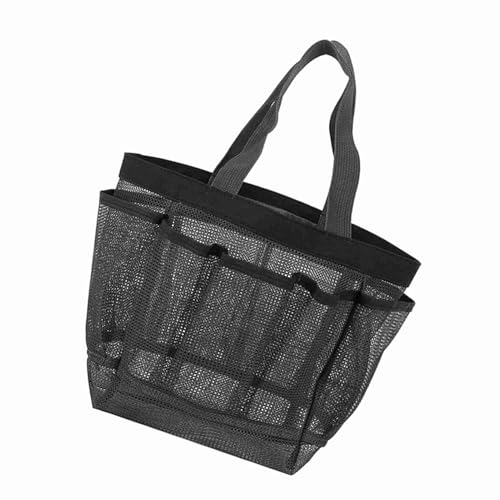 Duschbeutel, Hängende Toilettenbeutel mit 8 Taschen, Schneller Trockener Kosmetikbeutel Organizer für College -Schlafsäle Fitnessstudio -Strandcampingeinkäufe, Faltbare Waschbeutel Tragbare (GREY) von Dilwe