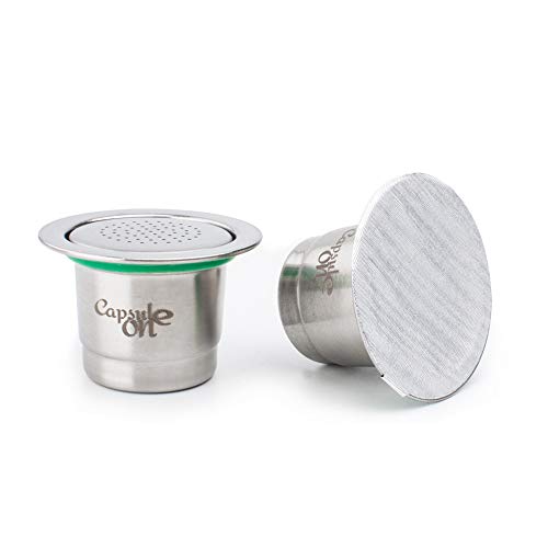 Edelstahl Wiederverwendbare Kaffeekapselschoten Präziser Filter, Leicht zu Reinigender, Reichhaltiger Ölgeschmack, Kompatibel mit -Maschinen, mit Ausnahme von U -Modellen von Dilwe