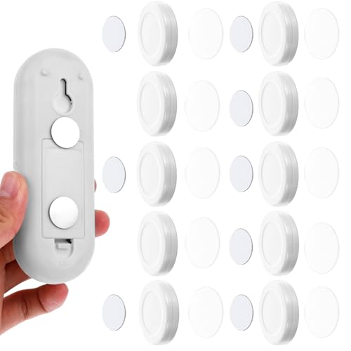 Dimeho Magnetische Fernbedienungshalter 10 Stück Starker Magnethalterung Wandhalterung Selbstklebend Fernbedienungshalter Wand Magnet für Home-Office-TV AC-Controller-Zubehöraufbewahrung von Dimeho