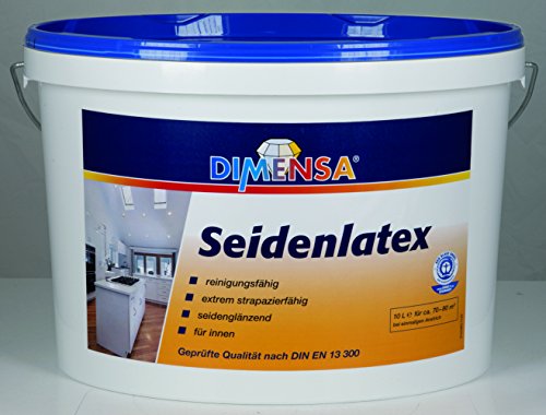 Dimensa Seidenlatex 5l weiß Latexfarbe von Dimensa Latexfarbe 5l