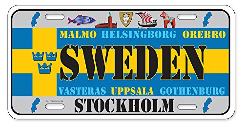Dimension 9 Home Decorative Plates, Sweden von Dimension