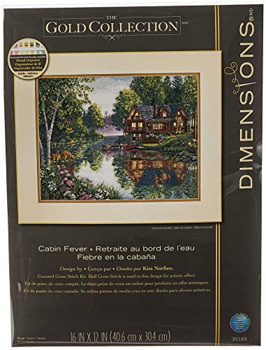 Dimensions Zählmusterpackung mit Zählmuster, Baumwolle, Gold, 1 von Dimensions