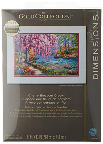 Dimensions Kreuzstich gezählt: Cherry Blossom Creek von Dimensions