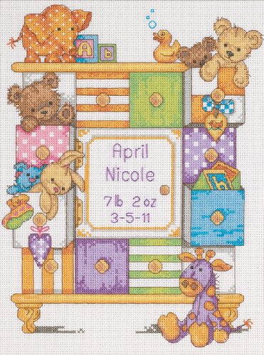 Dimensions Gezählter Kreuzstick Set, Baby Drawers Birth Record Dimensions Gezählter Kreuzstick Set, Baby Drawers Birth Record von Dimensions