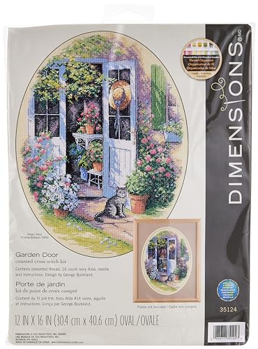 Dimensions Gezählter Kreuzstick Set, Garden Door, Elfenbeinfarben Dimensions Gezählter Kreuzstick Set, Garden Door, Elfenbeinfarben von Dimensions