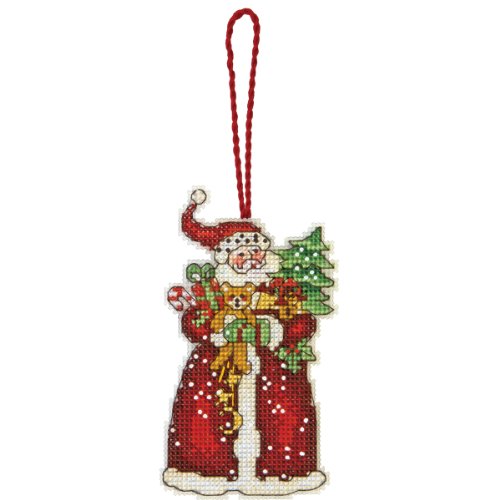 Dimensions Gezählter Kreuzstick Set, Susan Winget Santa Ornament von Dimensions