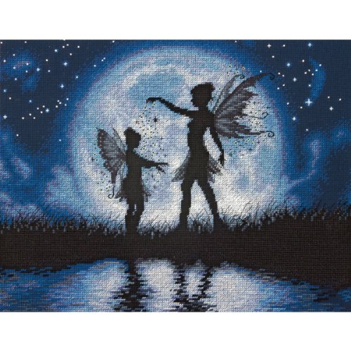DIMENSIONS 70-35296 Twilight Silhouette, Cotton, Black, Blue, White DIMENSIONS 70-35296 Twilight Silhouette, Cotton, Black, Blue, White von Dimensions