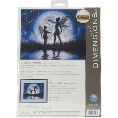 DIMENSIONS 70-35296 Twilight Silhouette, Cotton, Black, Blue, White von Dimensions