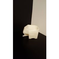 Low Poly Elephant | Küchenspüle Besteck-Utensil-Zubehör Home Decor 3D Gedruckte Süßes Tier Geschenk von DimensionsonDemand
