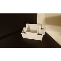 Minitreppe Mit 3 Abschnitten | Pflanzer Stift Bleistift Halter Schreibtisch-Organizer Home Work Büro Dekor 3D Gedruckt von DimensionsonDemand