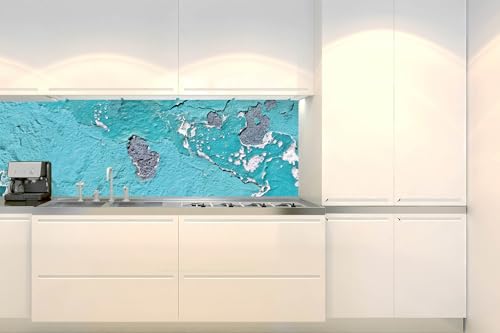 DIMEX Küchenrückwand Folie Selbstklebend Wand MIT ABBLÄTTERNDE Farbe 180 x 60 cm | Klebefolie - Dekofolie - Spritzschutz für Küche | Made in EU von DIMEX