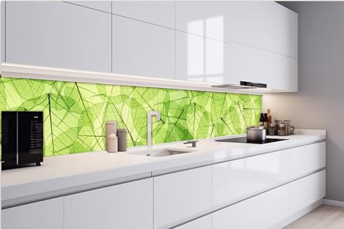 Dimex Küchenrückwand Folie Selbstklebend BLATTRIPPEN 420 x 60 cm | Klebefolie - Dekofolie - Spritzschutz für Küche | Made in EU von Dimex