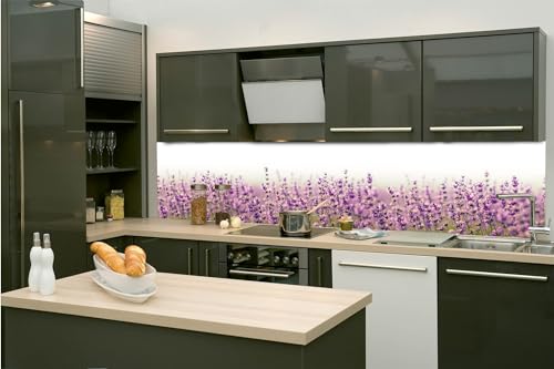 Dimex Küchenrückwand Folie Selbstklebend FABELHAFTER Lavendel 260 x 60 cm | Klebefolie - Dekofolie - Spritzschutz für Küche | Made in EU von Dimex