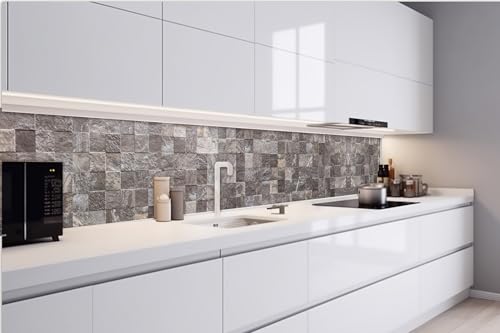 Dimex Küchenrückwand Folie Selbstklebend KACHEL-Mauer 420 x 60 cm | Klebefolie - Dekofolie - Spritzschutz für Küche | Made in EU von Dimex