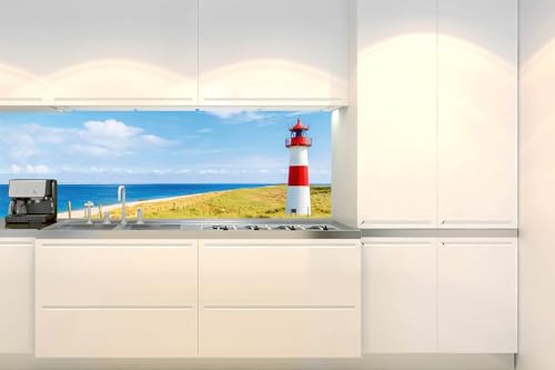 Dimex Küchenrückwand Folie Selbstklebend Leuchtturm 180 x 60 cm | Klebefolie - Dekofolie - Spritzschutz für Küche | Made in EU von Dimex