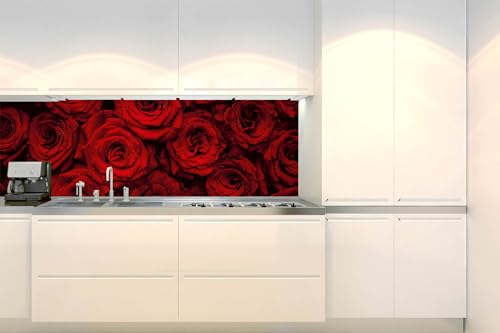 DIMEX Küchenrückwand Folie Selbstklebend ROTE Fische 180 x 60 cm | Klebefolie - Dekofolie - Spritzschutz für Küche | Made in EU von DIMEX