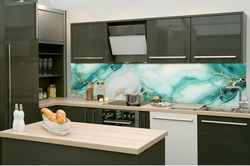 Küchenrückwand Folie Selbstklebend SCHÖNE Schmetterlinge IM Feld 260 x 60 cm | Klebefolie - Dekofolie - Spritzschutz für Küche | Made in EU von Dimex