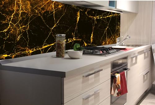 Dimex Küchenrückwand Folie Selbstklebend SCHWARZGOLDENER MARMOR 180 x 60 cm | Klebefolie - Dekofolie - Spritzschutz für Küche | Made in EU Dimex Küchenrückwand Folie Selbstklebend SCHWARZGOLDENER MARMOR 180 x 60 cm | Klebefolie - Dekofolie - Spritzschutz für Küche | Made in EU von Dimex