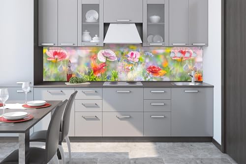 Dimex Küchenrückwand Folie Selbstklebend SOMMERWIESE 260 x 60 cm | Klebefolie - Dekofolie - Spritzschutz für Küche | Made in EU Dimex Küchenrückwand Folie Selbstklebend SOMMERWIESE 260 x 60 cm | Klebefolie - Dekofolie - Spritzschutz für Küche | Made in EU von Dimex