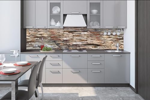 Dimex Küchenrückwand Folie Selbstklebend STEINWAND 260 x 60 cm | Klebefolie - Dekofolie - Spritzschutz für Küche | Made in EU Dimex Küchenrückwand Folie Selbstklebend STEINWAND 260 x 60 cm | Klebefolie - Dekofolie - Spritzschutz für Küche | Made in EU von Dimex