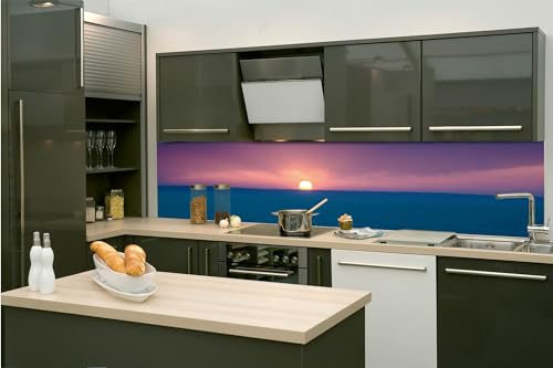 DIMEX Küchenrückwand Folie Selbstklebend Sonnenaufgang 260 x 60 cm | Klebefolie - Dekofolie - Spritzschutz für Küche | Made in EU von DIMEX