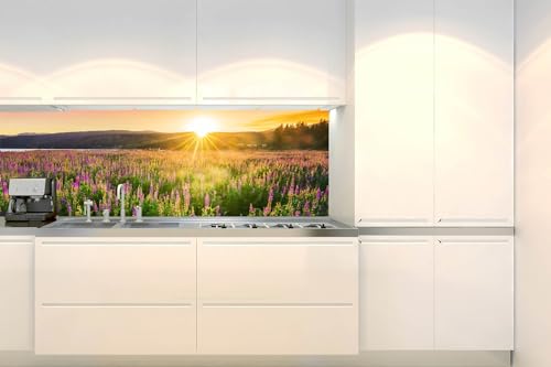 DIMEX Küchenrückwand Folie Selbstklebend Sonnenuntergang Field 180 x 60 cm | Klebefolie - Dekofolie - Spritzschutz für Küche | Made in EU von DIMEX