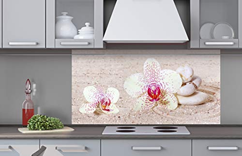Dimex Küchenrückwand Verbundplatte Zen Garten 80 x 40 cm | Spritzschutz Küche für Herd Spüle | Premium Qualität, Acrylglas - Plexiglas, Stärke 5 mm - Made in EU | Inklusive Kleber von Dimex