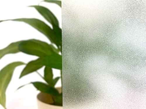 Selbstklebende transparente Folie | Fensterfolie - Dekofolie Privatsphäre | Milchglasfolie Blickdicht Sichtschutzfolie für Zuhause und Büro - MILCHIG MATT [122x100 cm] von DIMEX