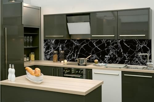 Küchenrückwand Folie Selbstklebend Design MARMOR 260 x 60 cm | Klebefolie - Dekofolie - Spritzschutz für Küche | Made in EU von DIMEX