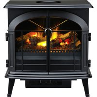 Dimplex Elektrokamin "Stockbridge", schwarz, mit Heizung, Fernbedienung, 3D Optimyst Flammeneffek von Dimplex