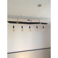 Dieses Hier Ist Bereit Zu Gehen | Handgemachter Kronleuchter Aus Holz Light Hängeleuchte Rustikales Bauernhaus von DimsWoodenDesign